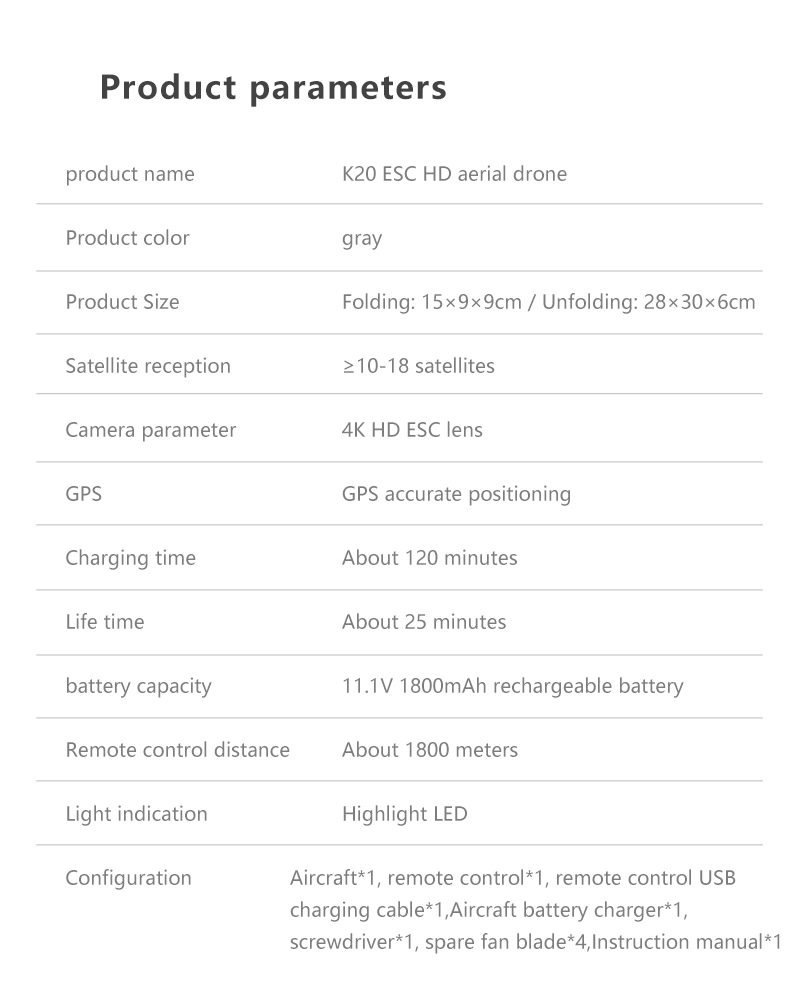K20 Drone