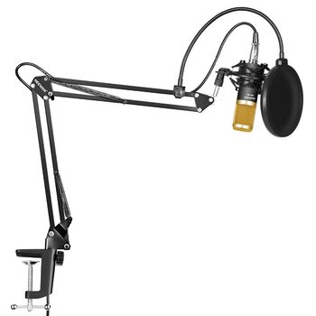 Neewer NW-800 Professional Studio Condenser Mic & NW-35 Adjustable Recording Mic Suspension Arm Stand with Shock Mount KIT