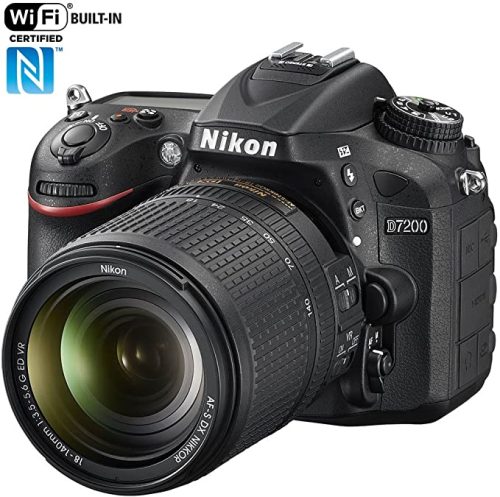 Nikon D7200 DX-format DSLR Body (Black)