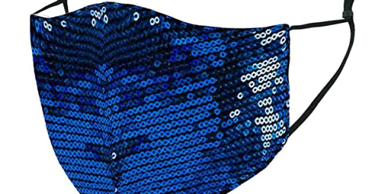 Mouth Mask Washable Reusable FaceBandanas Sequins Protection Face scarf