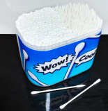 Double-headed design cotton swabs, round and pointed cotton swabs with ear spoons, cotton swab sticks